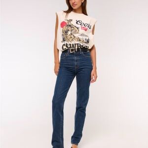 Abercrombie 90’s Straight Leg Jeans 26 Long NWT